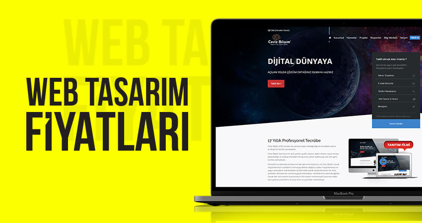 Web Tasarım Fiyatları